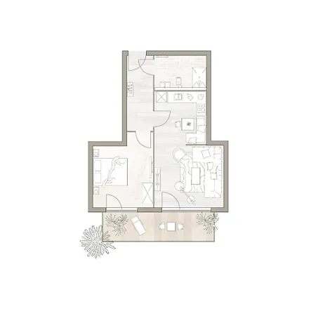 Apartament Binnendiek Haus 3 8 *